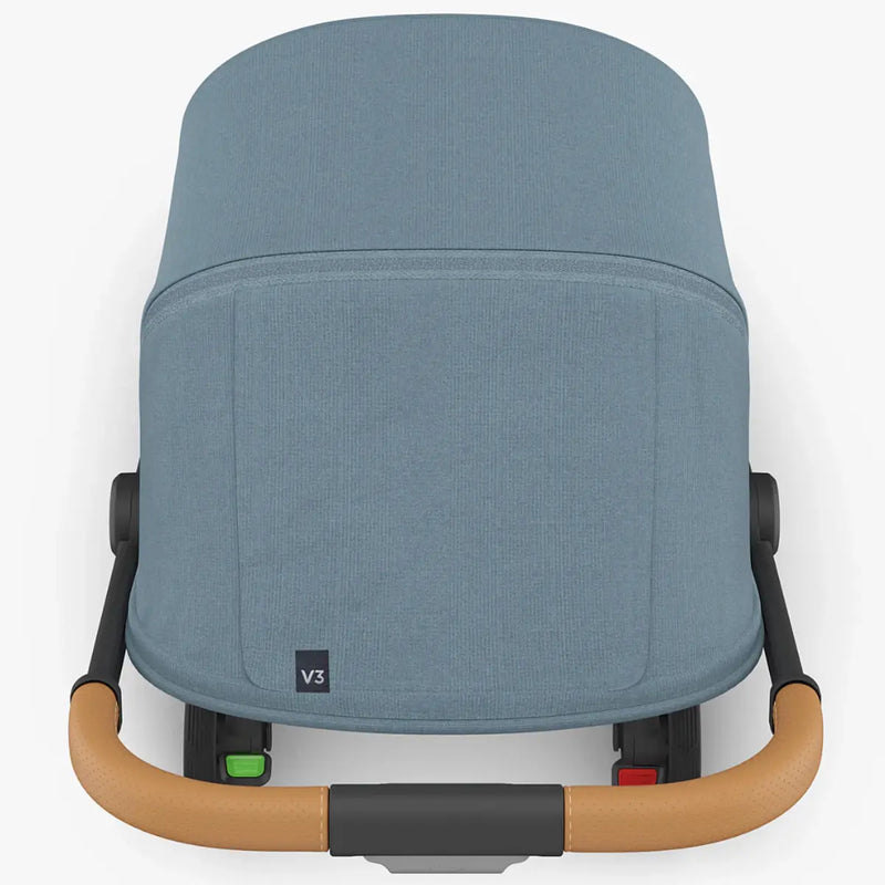 UPPAbaby MINU V3 - Travel Pram / Stroller - Dillan (Blue / Carbon / Sand Leather)