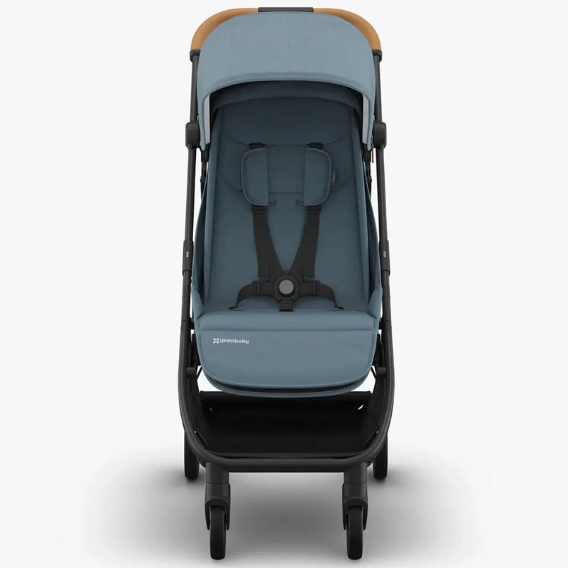 UPPAbaby MINU V3 - Travel Pram / Stroller - Dillan (Blue / Carbon / Sand Leather)