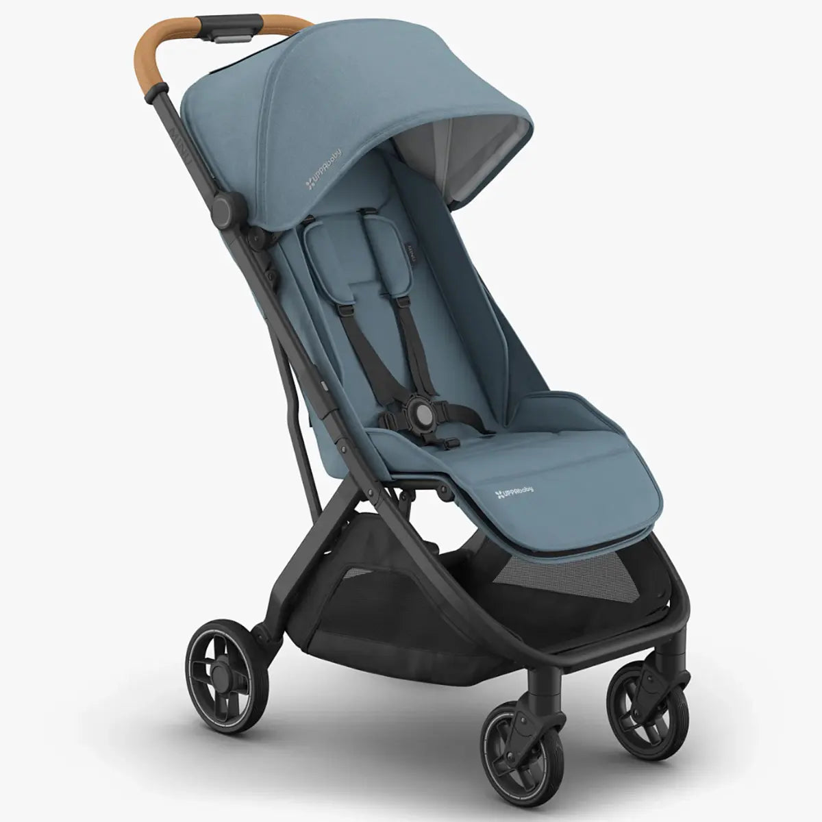 UPPAbaby MINU V3 - Travel Pram / Stroller - Dillan (Blue / Carbon / Sand Leather)