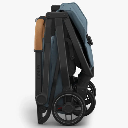 UPPAbaby MINU V3 - Travel Pram / Stroller - Dillan (Blue / Carbon / Sand Leather)