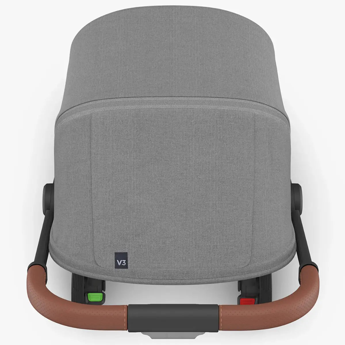 UPPAbaby MINU V3 - Travel Pram / Stroller - Greyson (Charcoal / Carbon / Saddle Leather)