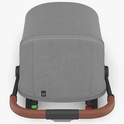 UPPAbaby MINU V3 - Travel Pram / Stroller - Greyson (Charcoal / Carbon / Saddle Leather)