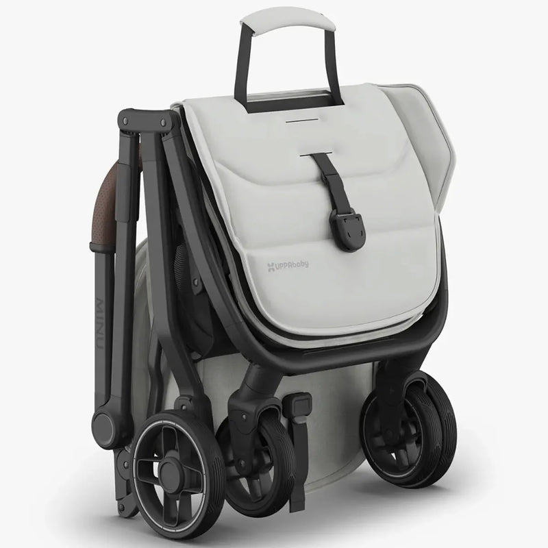 UPPAbaby MINU V3 - Travel Pram / Stroller - Savannah (Pearl Grey / Carbon)