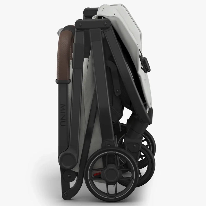UPPAbaby MINU V3 - Travel Pram / Stroller - Savannah (Pearl Grey / Carbon)