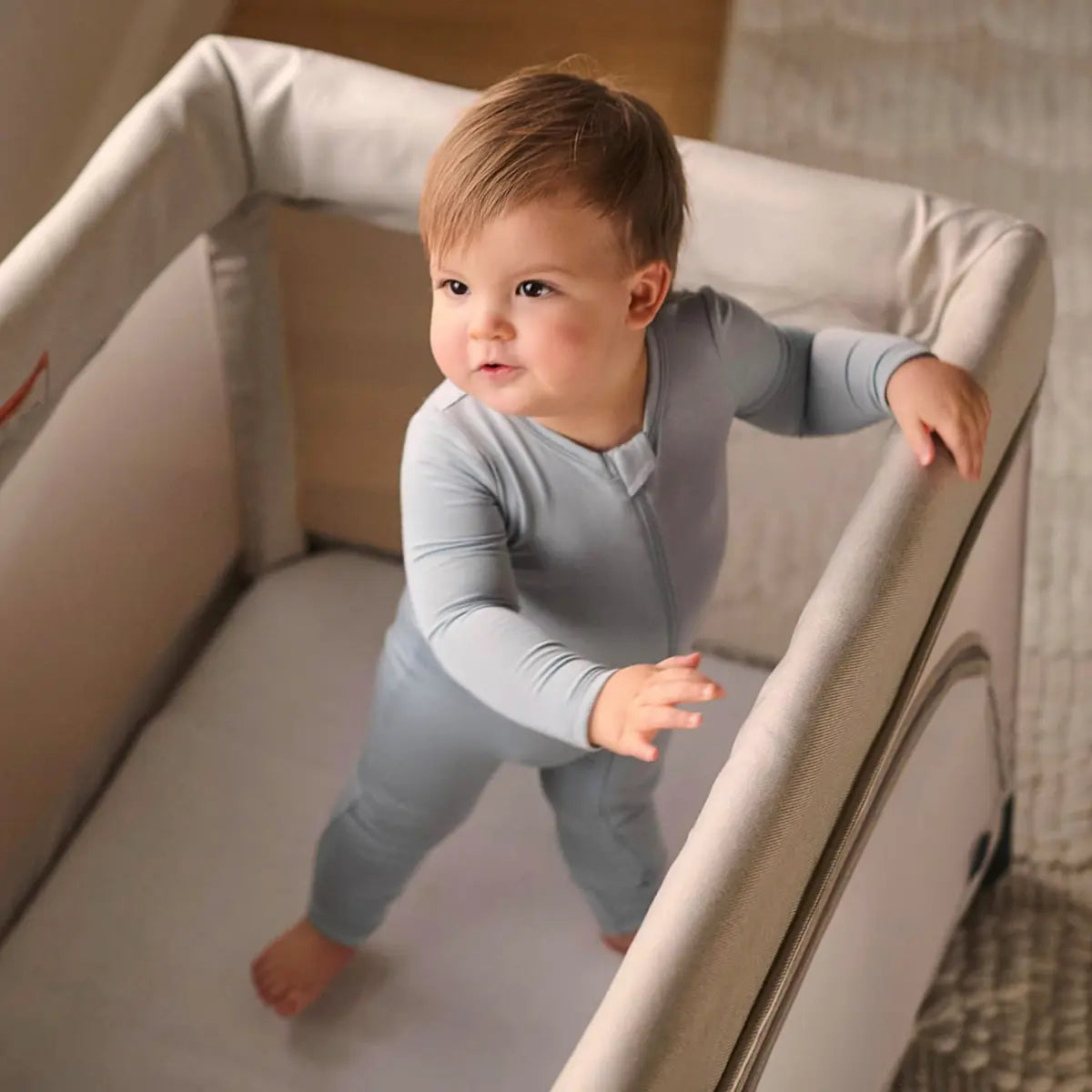 UPPAbaby Organic Cotton Mattress Cover for Remi Portacot - White