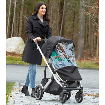 Zipper opening for easy access to child