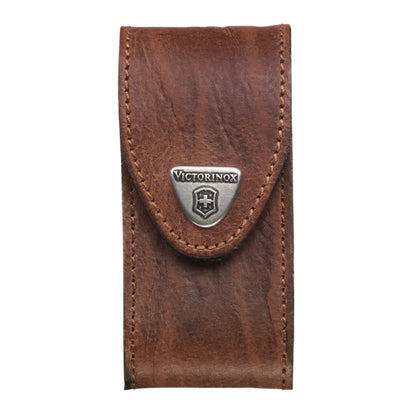 Victorinox 10.5 cm Leather Belt Pouch For 5 - 8 Layer Knives - Brown