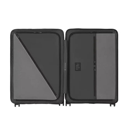 Smart butterfly opening system with two divider walls that open to the outside for quick and easy packing