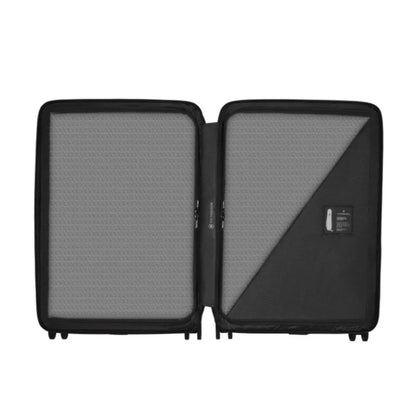 Butterfly opening system with two divider walls that open to the outside for quick and easy packing