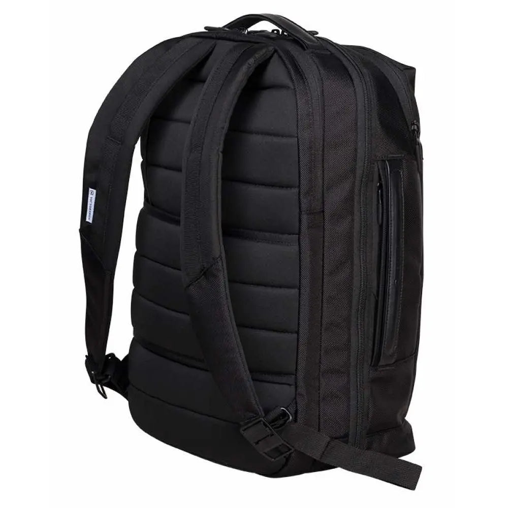 Padded back panel and adjustable shoulder straps for added comfort