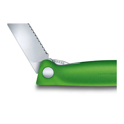 Victorinox Classic Foldable Paring / Steak Knife - Green