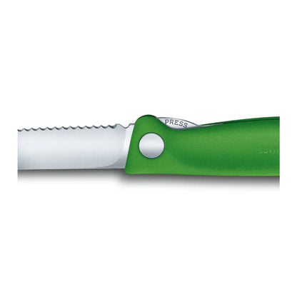Victorinox Classic Foldable Paring / Steak Knife - Green