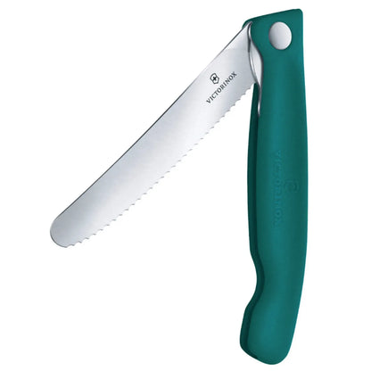 Victorinox Classic Foldable Paring / Steak Knife - Green