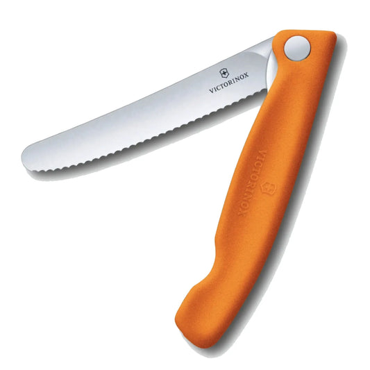 Victorinox Classic Foldable Paring / Steak Knife - Orange