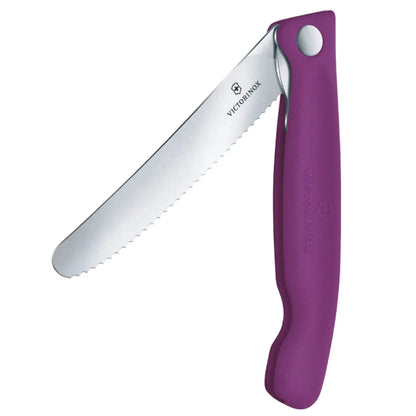 Victorinox Classic Foldable Paring / Steak Knife - Purple