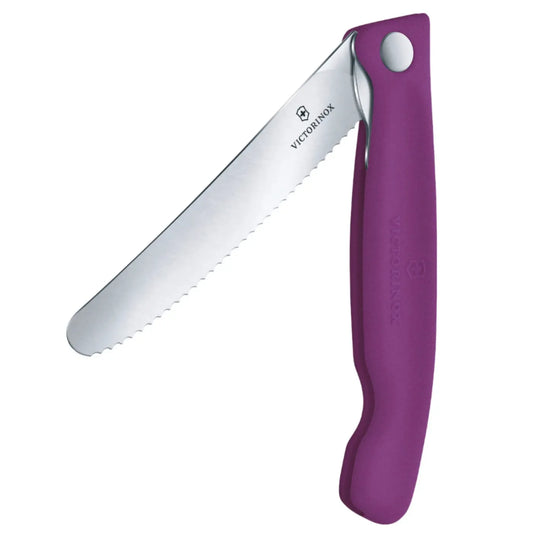 Victorinox Classic Foldable Paring / Steak Knife - Purple