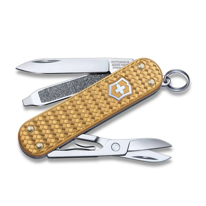 Swiss made pocket knife with five functions
