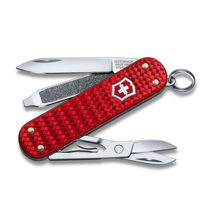Swiss made pocket knife with five functions