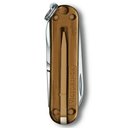 Victorinox Classic SD Translucent Swiss Army Knife - Chocolate Fudge