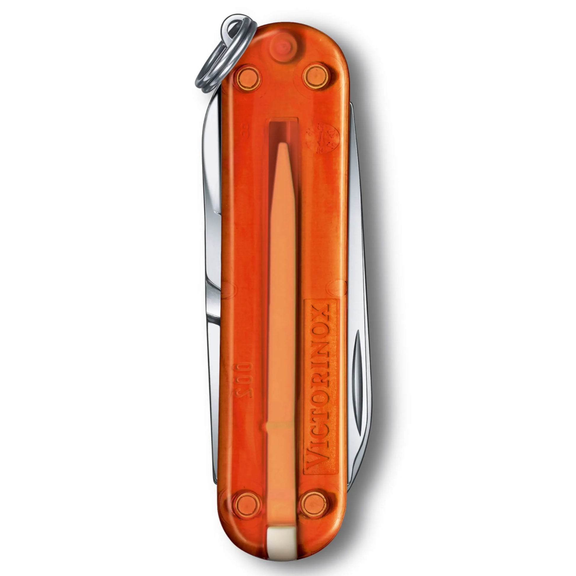 Victorinox Classic SD Translucent Swiss Army Knife - Fire Opal