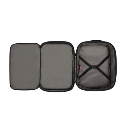 Book-like opening for extra-wide access