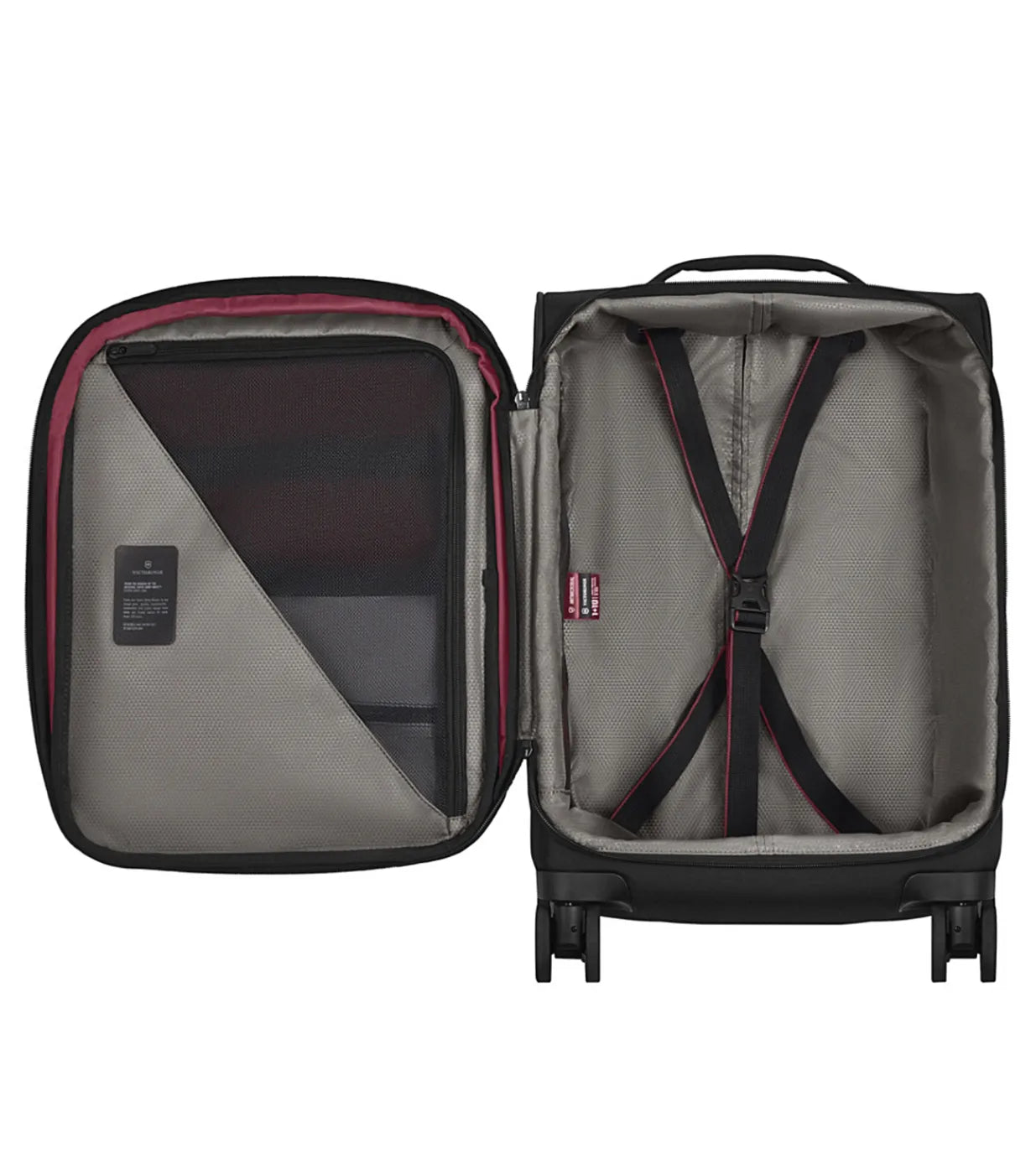 This suitcase gives new life to over 25 recycled PET bottles