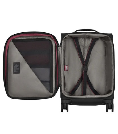 This suitcase gives new life to over 25 recycled PET bottles