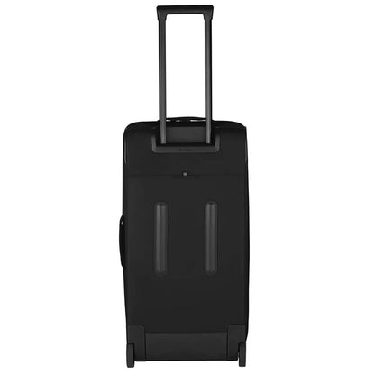 Push button retractable handle