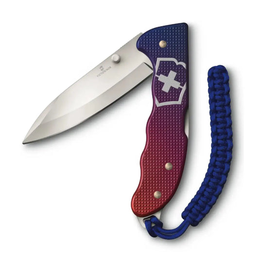 Victorinox Evoke Alox Swiss Army Knife - Blue / Red