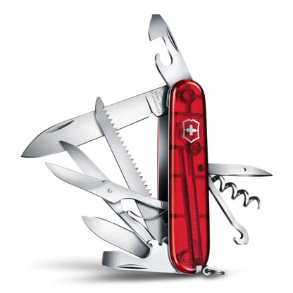 Swiss made pocket knife with 15 functions