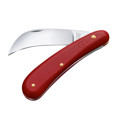 Victorinox Pruning Knife with Curved Blade (68mm Handle) - Red