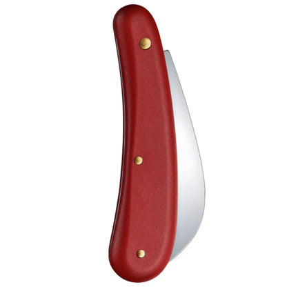 Swiss made pruning knife crafted in high quality stainless steel with one key function