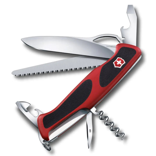 Victorinox Ranger 79 M Grip Swiss Army Knife - Red