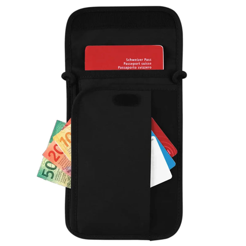 Victorinox Security Neck Pouch with RFID - Black