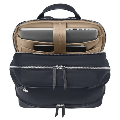 15" laptop and 10" tablet pocket at rear of backpack