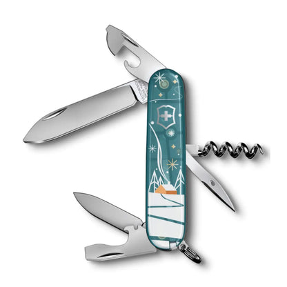 Swiss made, collectible Spartan pocket knife with twelve functions