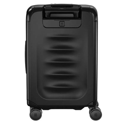 Dual-caster wheels feature soft tread offering ideal traction for a smooth roll 