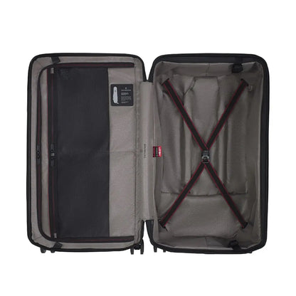 50/50 split packing with zippered internal pockets