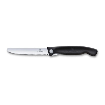 Swiss made paring knife with wavy edge