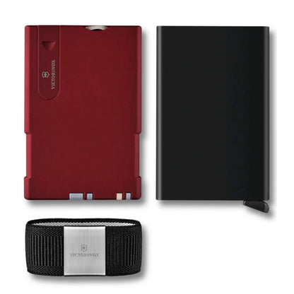 Combines a Smart Card with clever everyday tools; a Cardprotector and Moneyband in one secure wallet