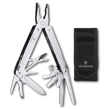 Victorinox SwissTool MX Swiss Army Knife with Nylon Pouch - Silver