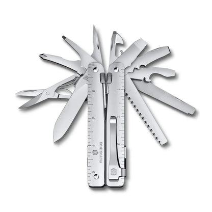 Swiss made multi-tool with 26 lockable functions