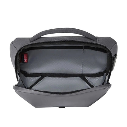 Water-resistant coated zip on the main compartment