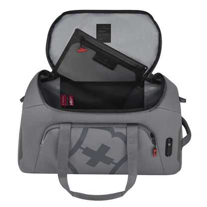 Main compartment features a zipped mesh pocket