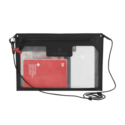 Removable waterproof pouch with adjustable strap