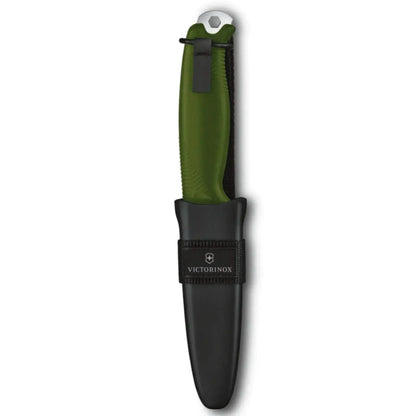 Victorinox Venture Knife with Sheath and Belt Carry Loop - Olive