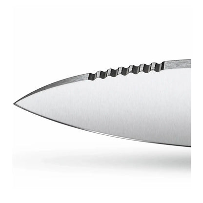 Swiss made fixed-blade knife crafted in high-quality steel