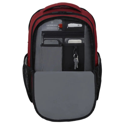 Front pocket has phone pockets and a key fob