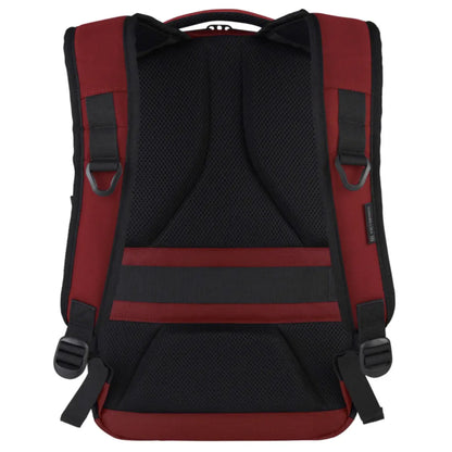 Padded adjustable shoulder straps and airflow channels ensure optimum carrying comfort