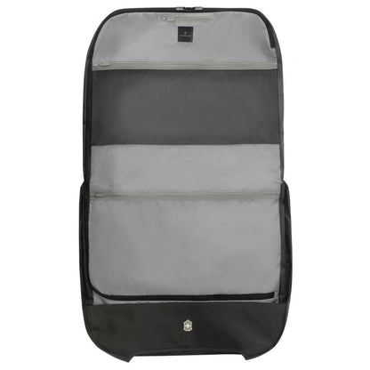 Large zippered mesh storage pocket and large zippered lining pocket